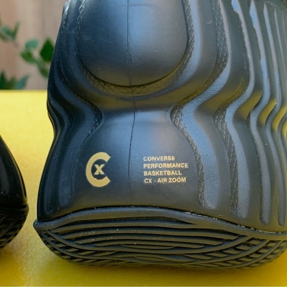 Converse All Star BB Prototype CX Mid Black Gold Baroque Men Basketball A02515C - Picture 8 of 16